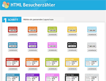 Tablet Screenshot of besucherzaehler-counter.de